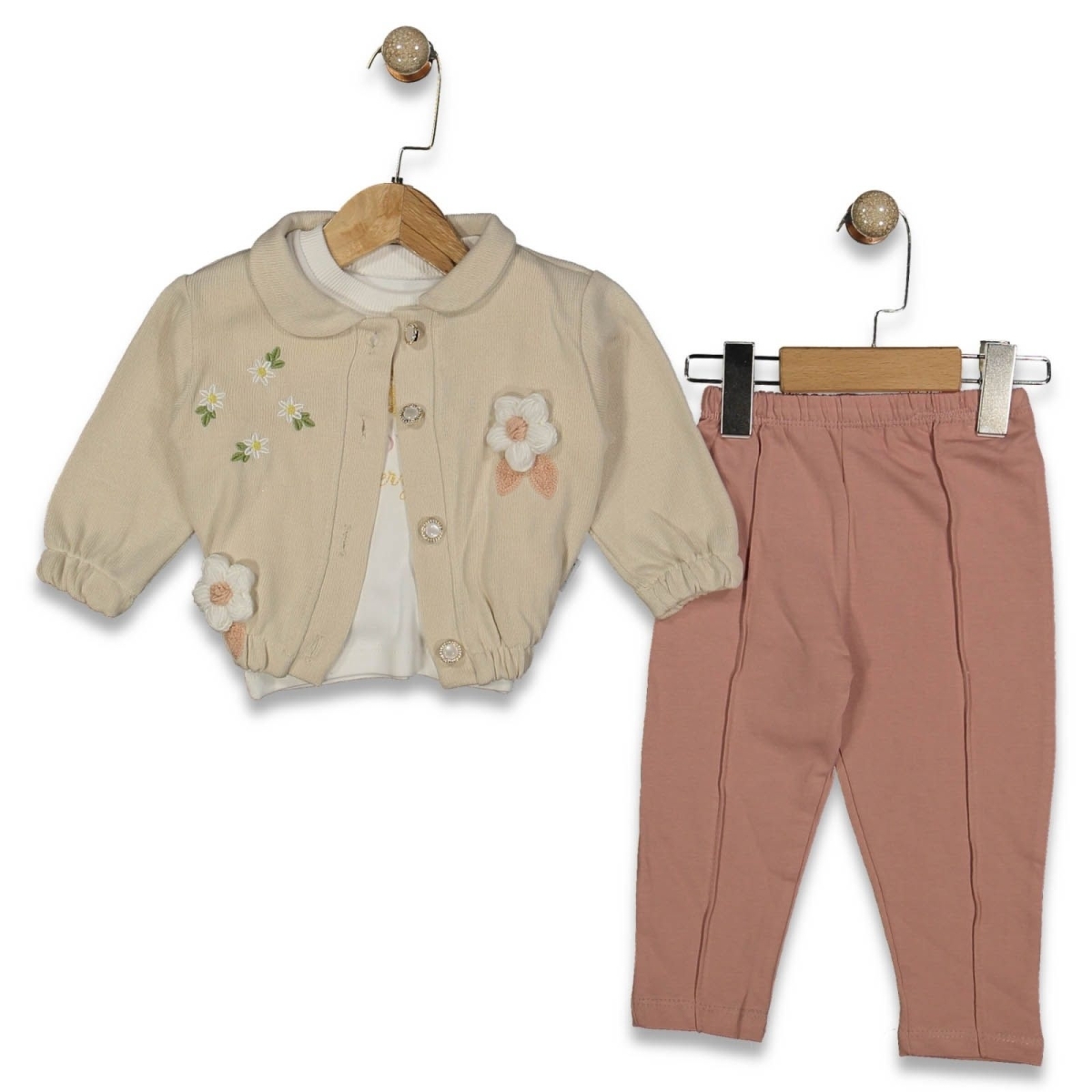 KIZ 9/18 AY PAPATYALI TRİKO TAKIM