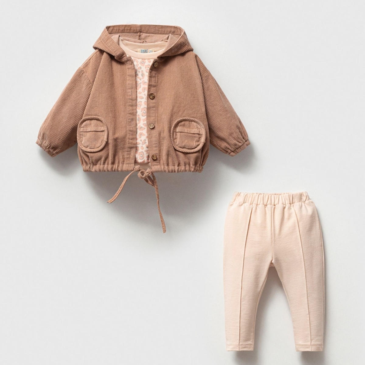 KIZ 9/24 AY CEP DET CEKET LEOPAR SWEAT PNT 3&#039;LÜ TA