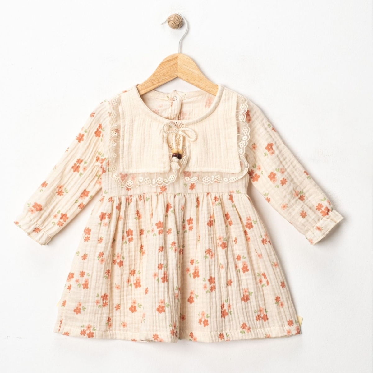 KIZ 9/24 AY DENİZCİ YAKA  ELBİSE