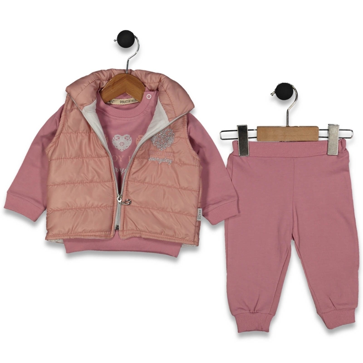 KIZ 9/24 AY ENJOY KALPLİ YELEKLİ TAKIM