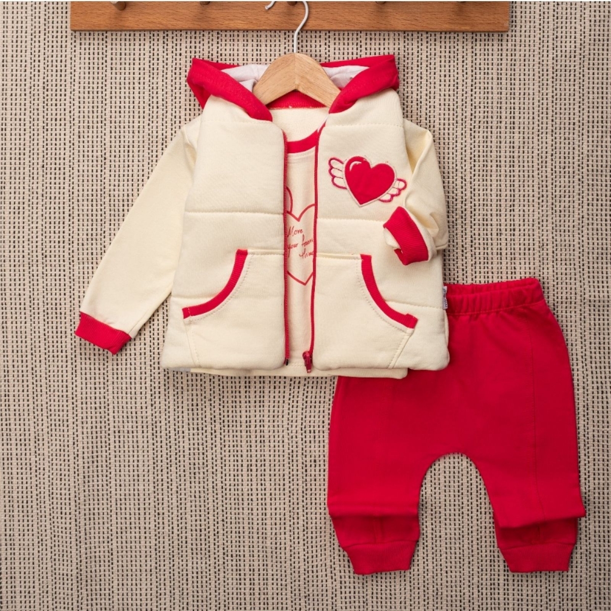 KIZ 9/24 AY KALP NAKIŞLI AYLIK TAKIM