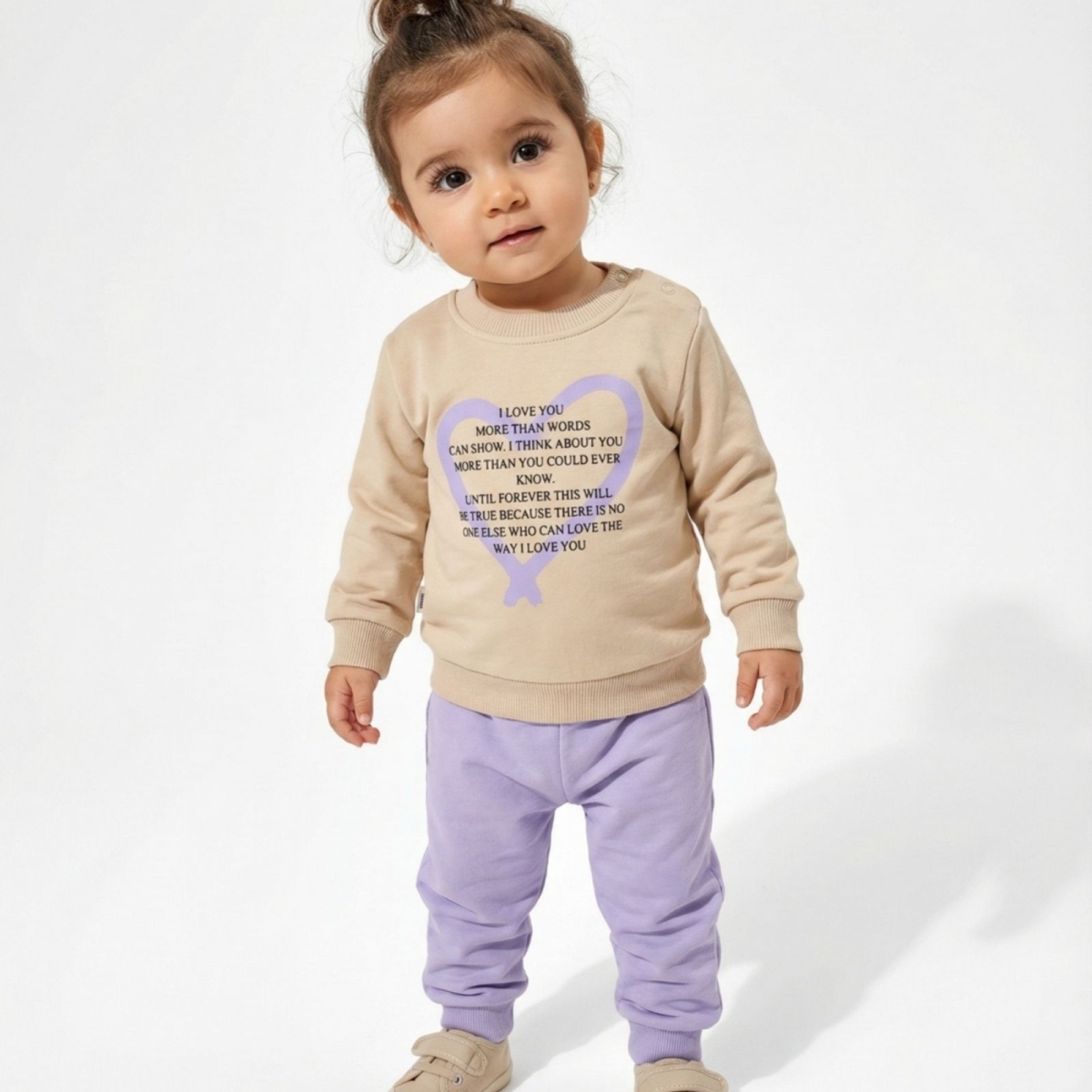 KIZ 9/24 AY KALPLİ BASKILI İKİ İPLİK İKİLİ TAKIM