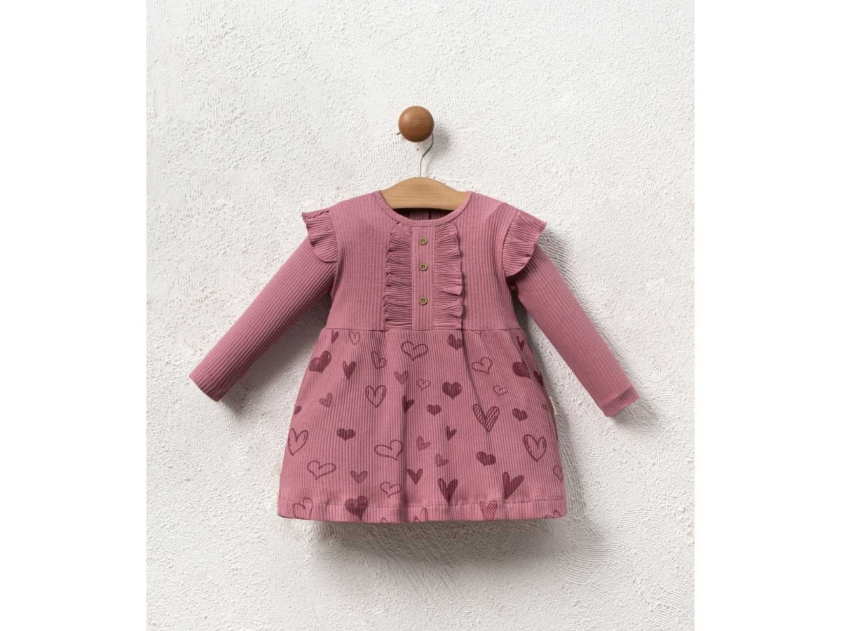 KIZ 9/24 AY KALPLİ ELBİSE