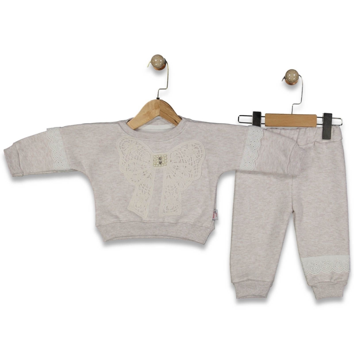 KIZ 9/24 AY KOCM GÜPÜRLÜ FİYONKLU ŞARDONLU 2Lİ TAK