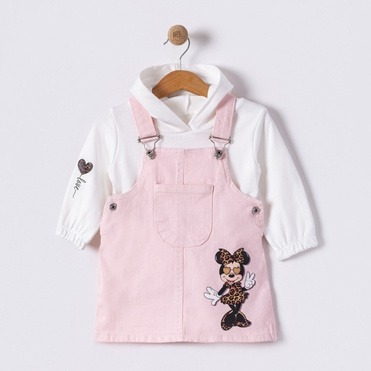 KIZ 9/24 AY MİCKY BASKILI BADİLİ RENKLİ JİLE