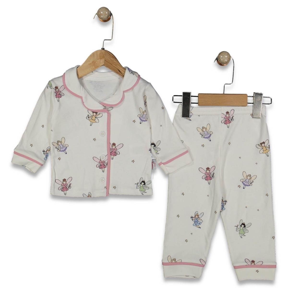 KIZ 9/24 AY PERİLİ BASKILI PJAMA TAKIM