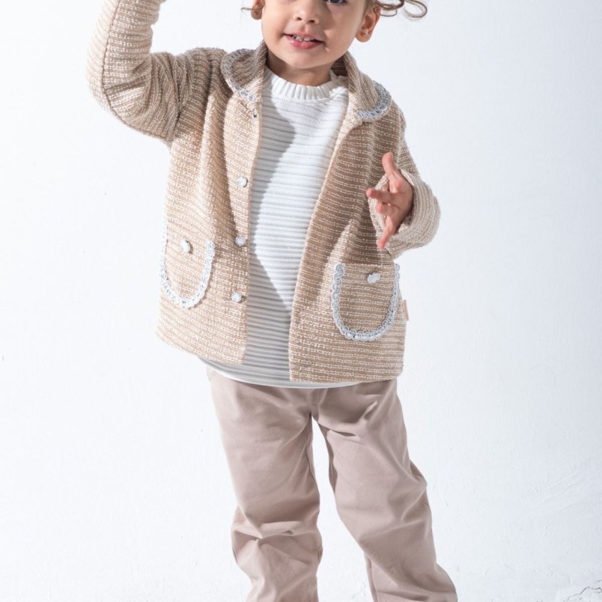 KIZ 9/24 AY SİMLİ JAKARLI ÜÇLÜ TAKIM