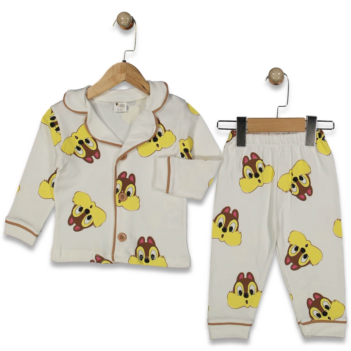 KIZ 9/24 AY SİNCAP BASKILI PİJAMA TAKIM