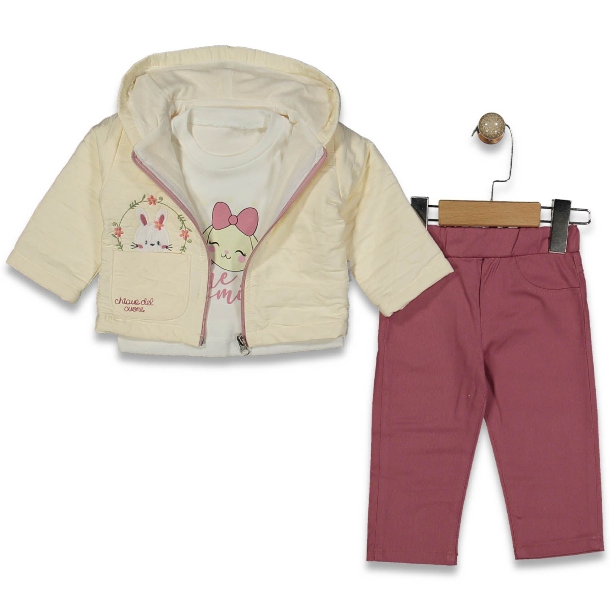 KIZ 9/24 AY TAVŞANLI 3LÜ TAKIM