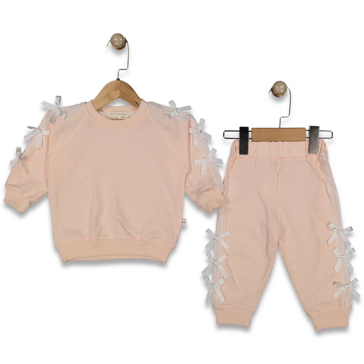 KIZ 9/24 AY YANLARI FİYONK DETAYLI TAKIM