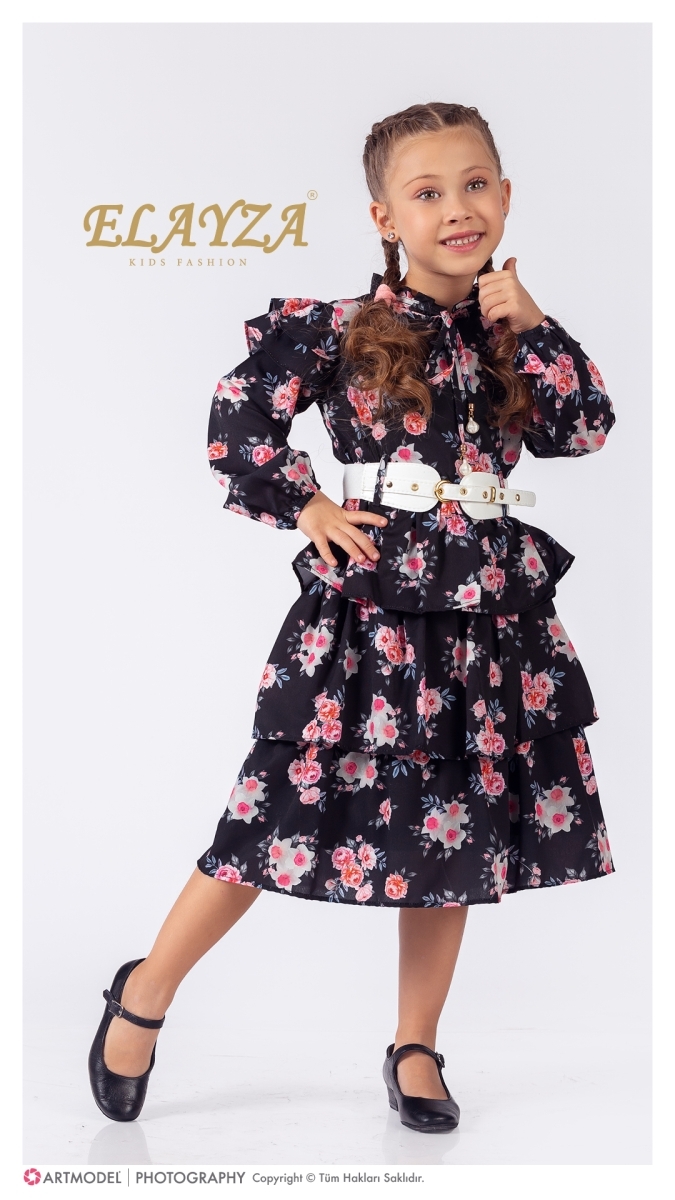 KIZ ÇOCUKLARI İÇİN 9-12 YAŞ ELBİSE