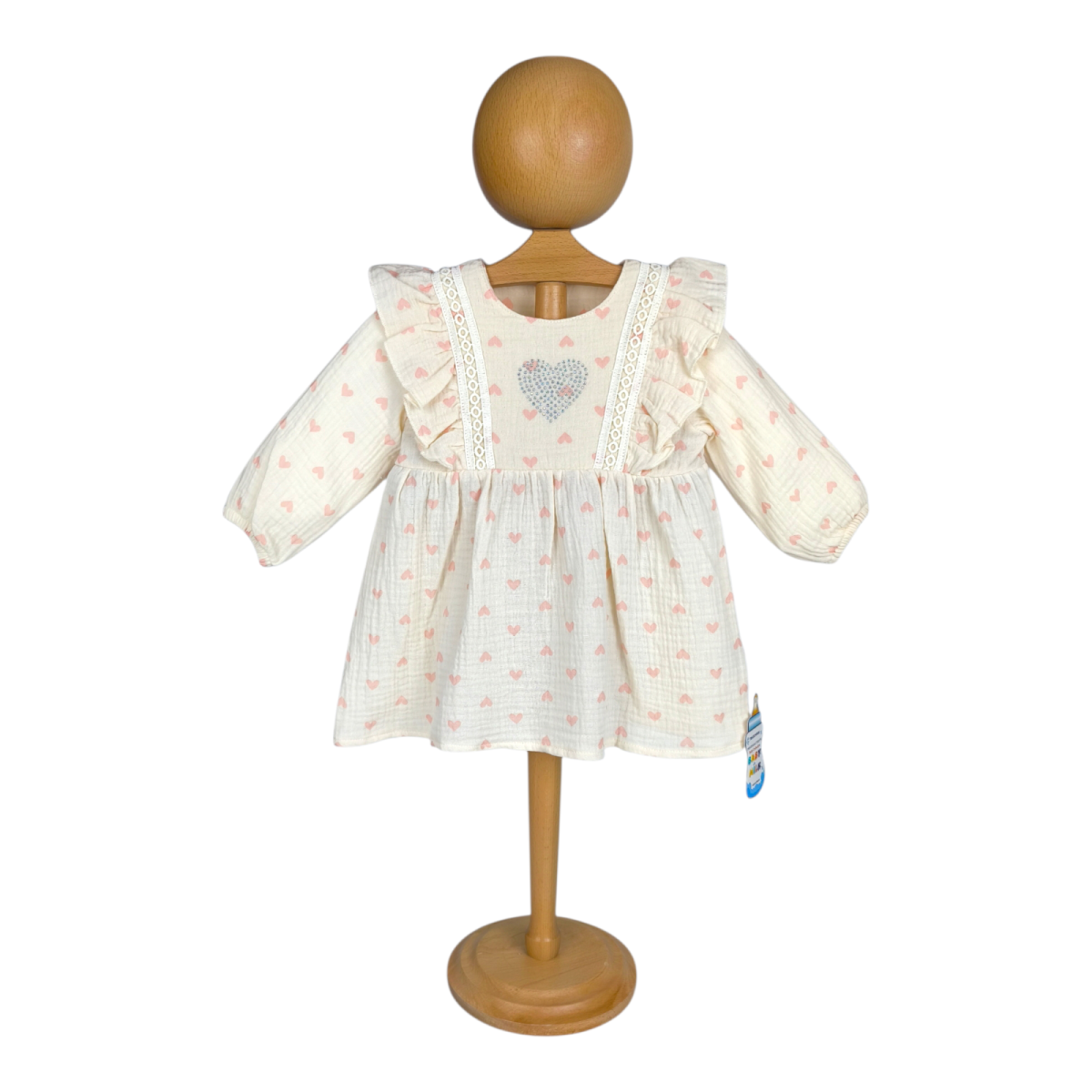 Kalpli Müslin Elbise