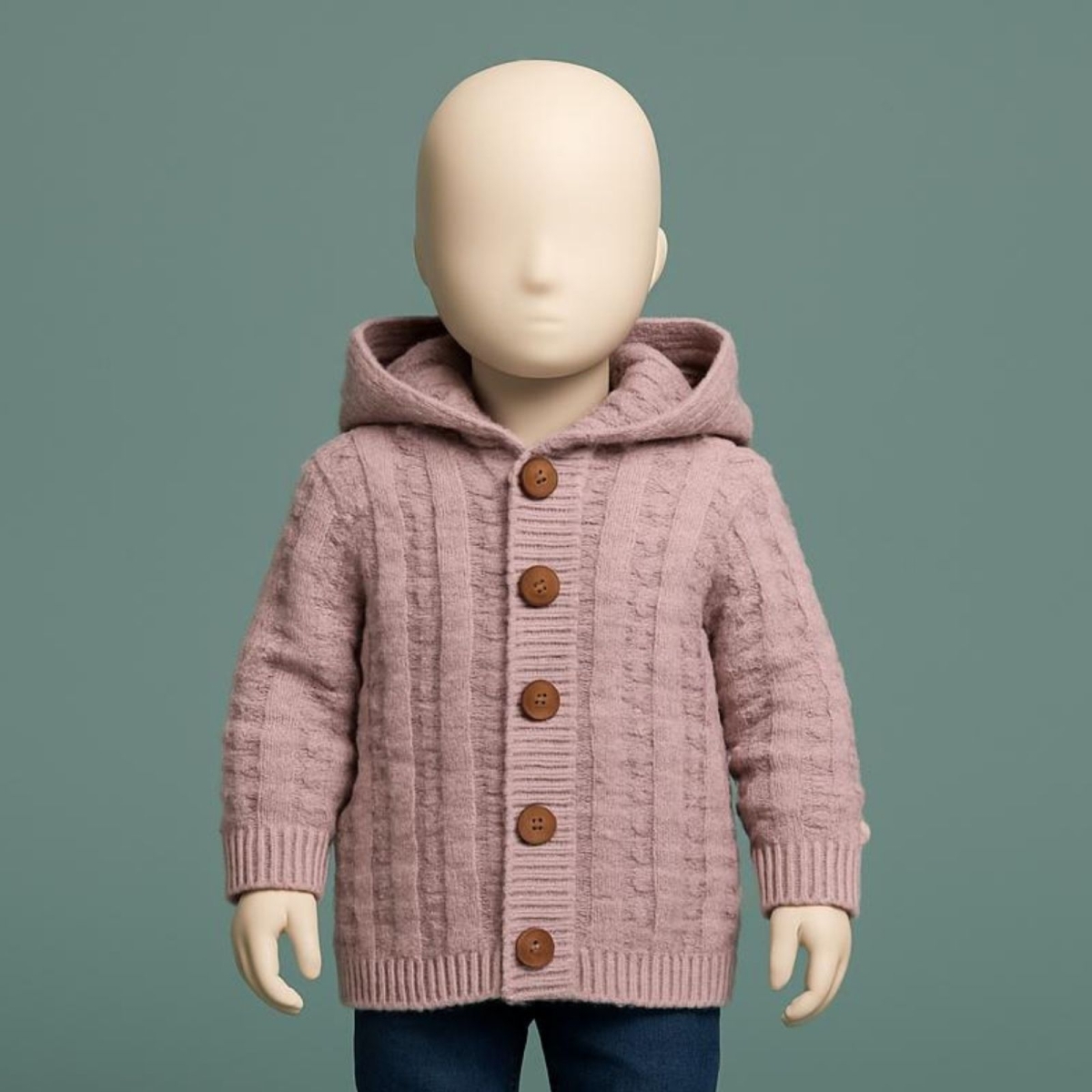 LİTTLELAND BABY 02000-UNISEX /3 YAŞ MERDİVEN ÖRGÜ TRİKO HIRKA