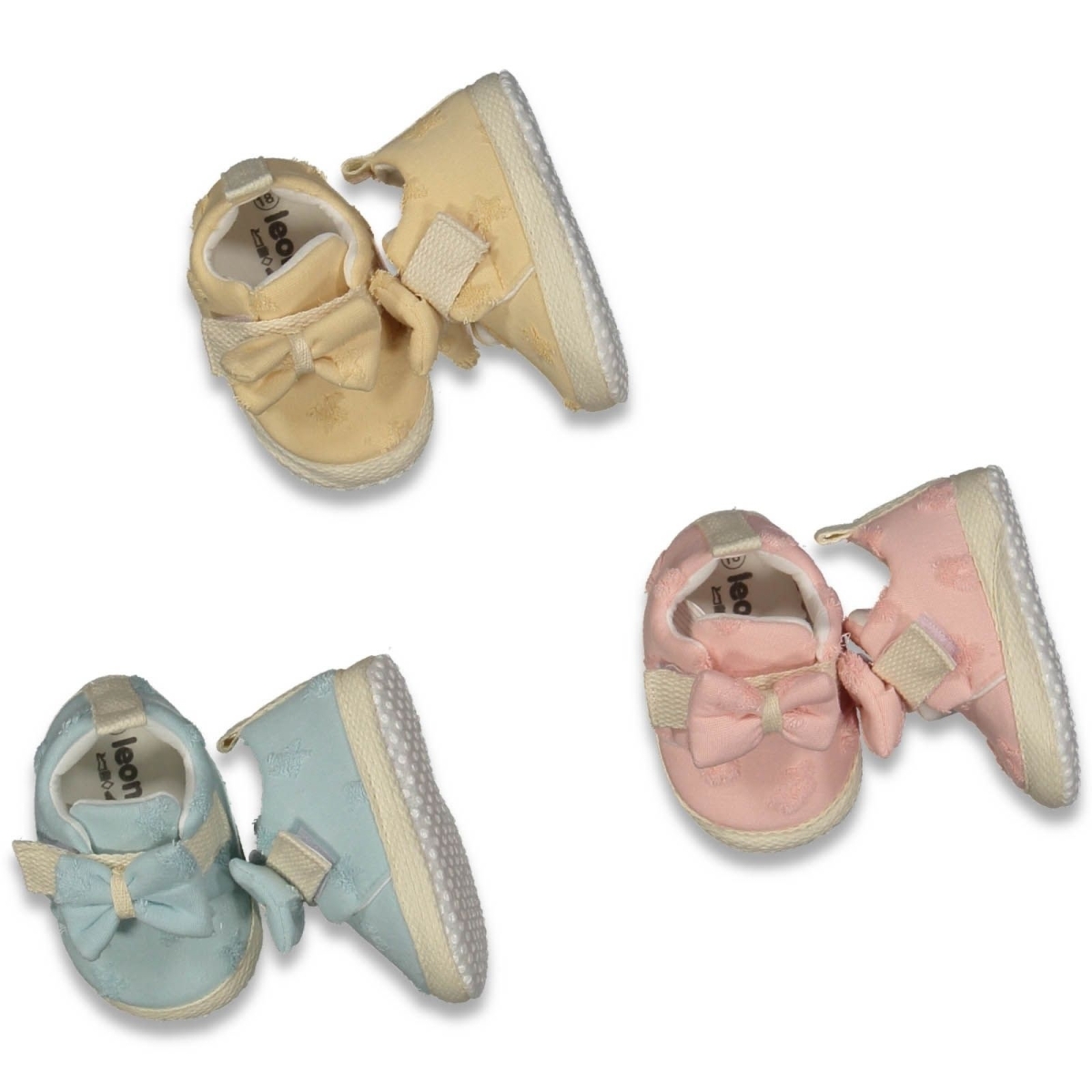 LOVES LNC 5204-KIZ 12&#039;Lİ  ÇİÇEK DESEN FİYONKLU PATİK