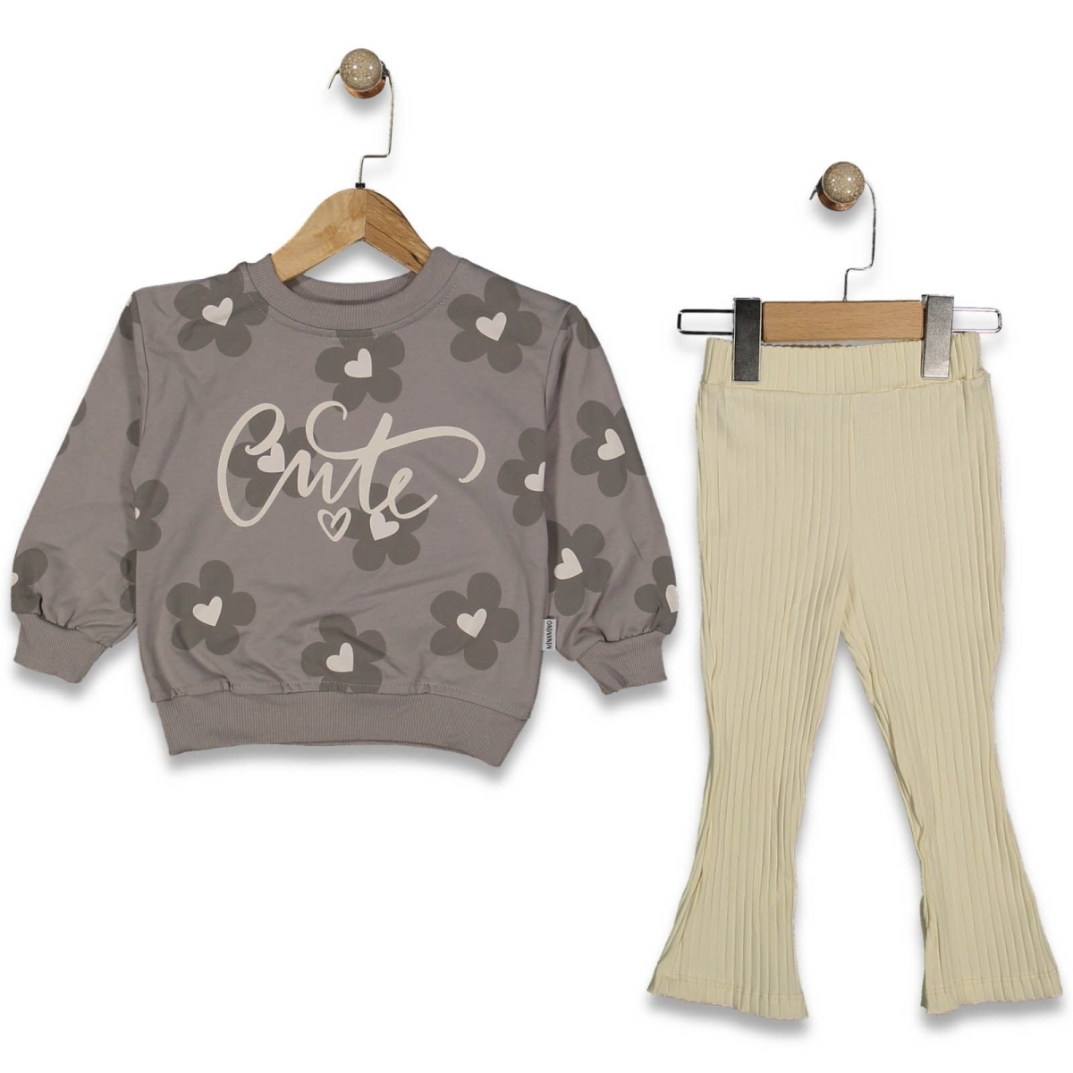 MİNAMİNOKİDS 25421-KIZ 2/5 YAŞ CUTE TAKIM