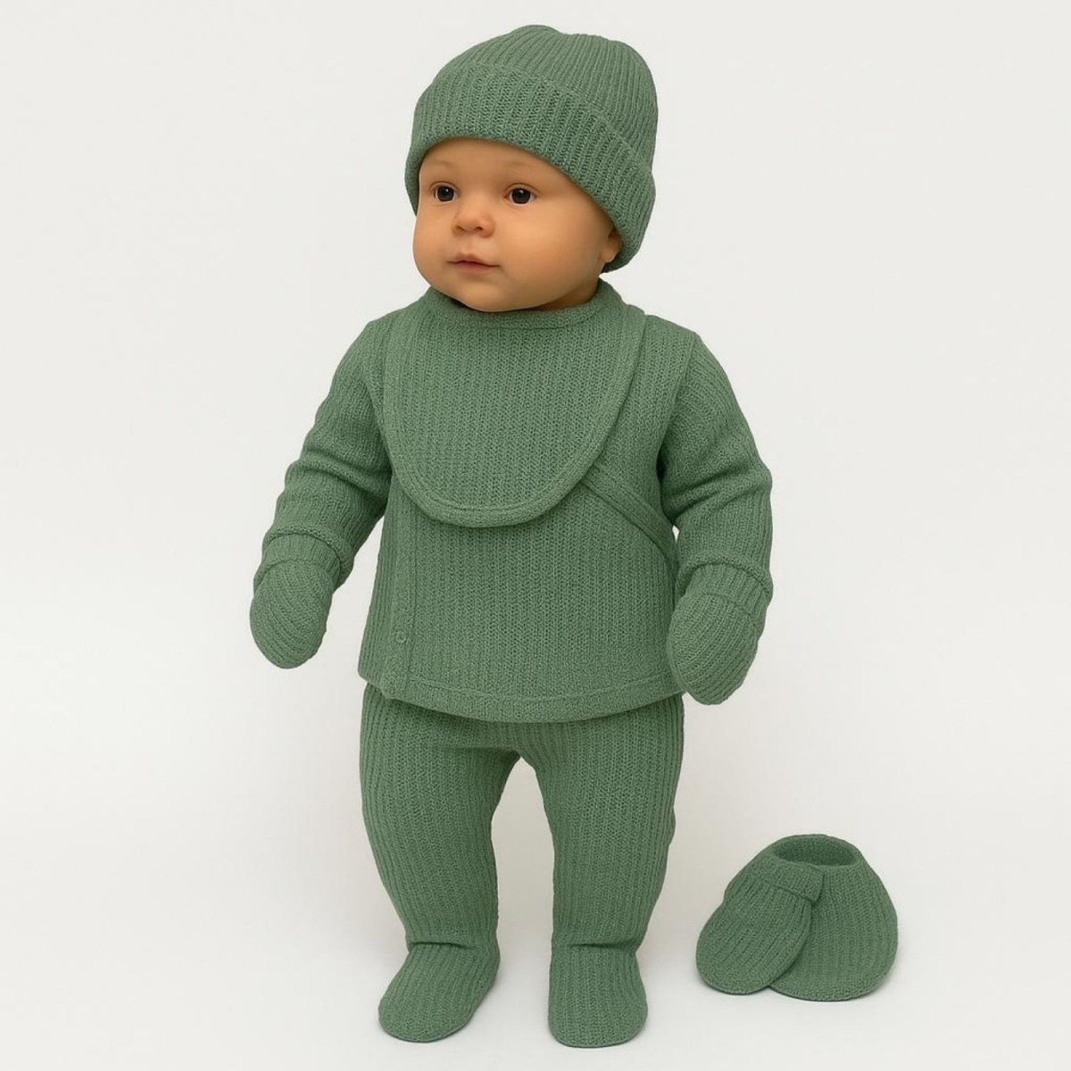 MİNİ NANA BABY 20128-UNISEX 3/3 AY RAPORLU 5LI ZIBIN