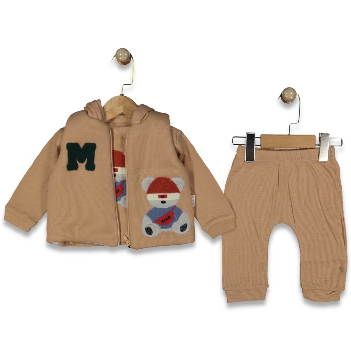 MİNİCE 6342-ERKEK 9/24 AY AYI SÜZÜNELİ ERKEK AYLIK TAKIM