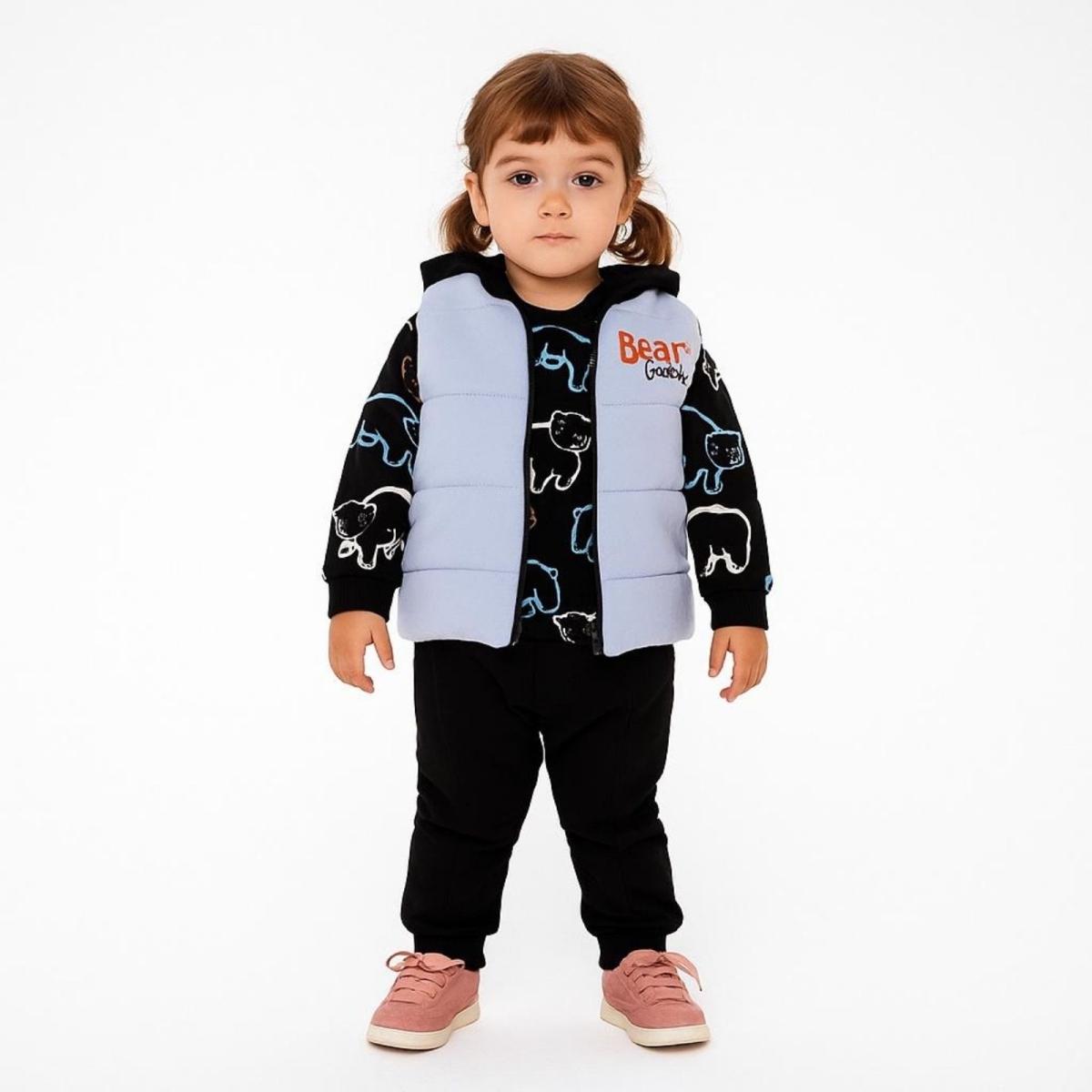 MİNİCE 6428-ERKEK 9/24 AY BEAR NAKIŞLI AYLIK TAKIM