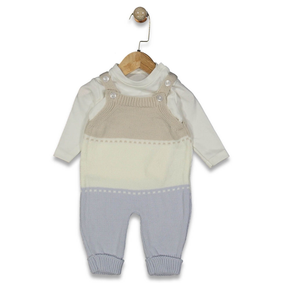 MİNİKAY 01504-UNISEX 6/12  AY RENKLİ BAHÇIVAN TULU