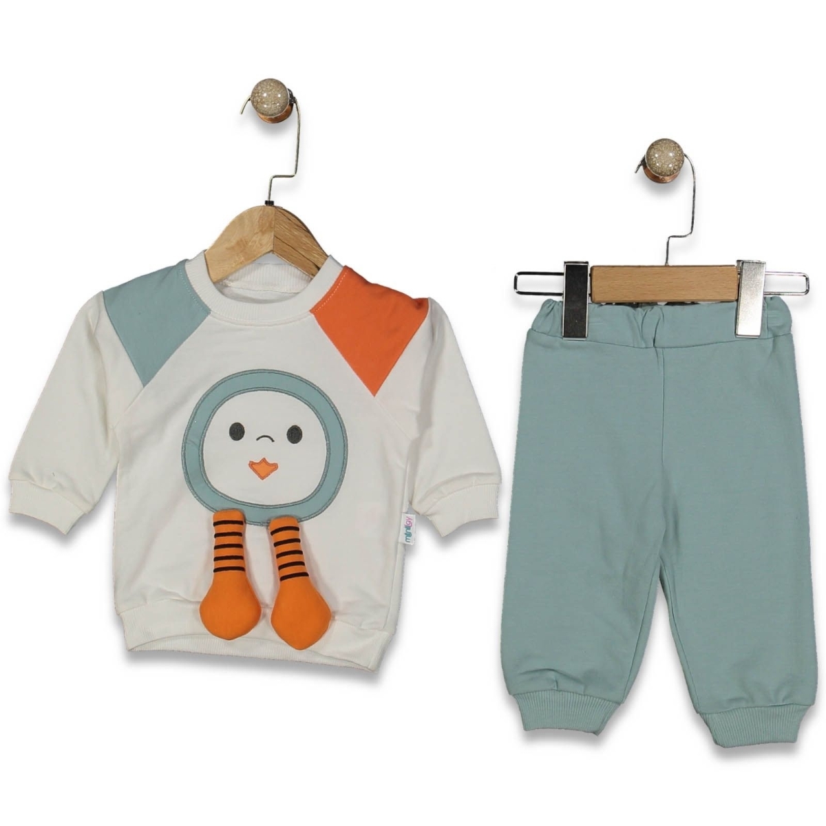 MİNİLAY 7012-ERKEK 6/18 AY PENGUEN 2Lİ TAKIM