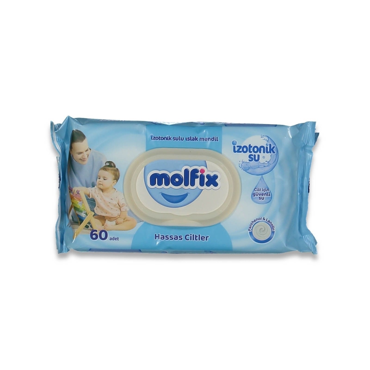 MOLFİX 50101389-İZOTONİK YENİDOĞAN ISLAK MENDİL (60X12)