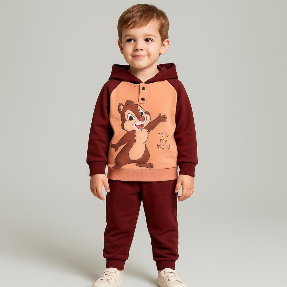 NECİXS 223070-ERKEK 6/18 AY SİNCAP FİGÜRLÜ İKİLİ TAKIM