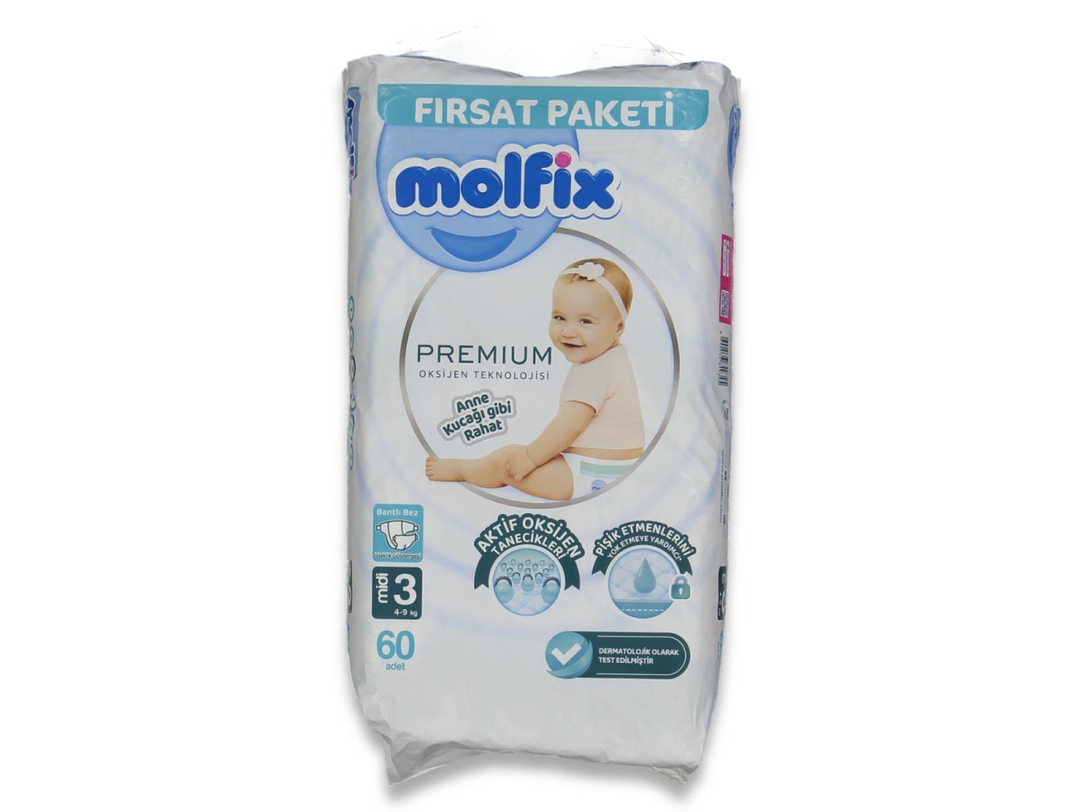 NO:3 MIDI 60X3 OKS PREMİUM FIRSAT ÇOCUK BEZİ