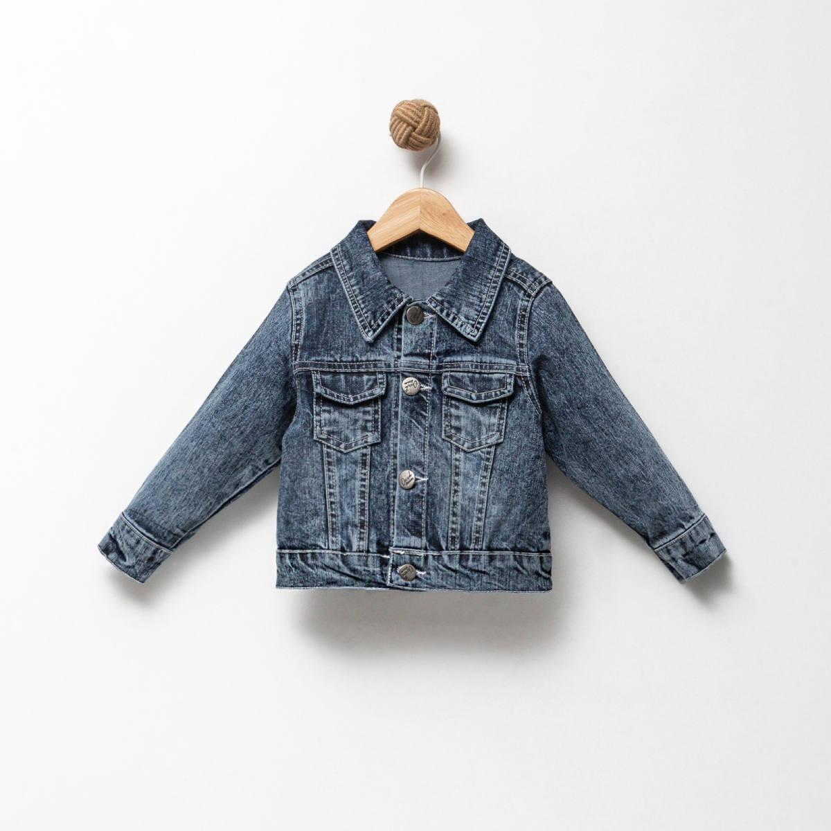 OVERDO ERKEK 1-4 YAŞ NAKIŞLI KOT CEKET -