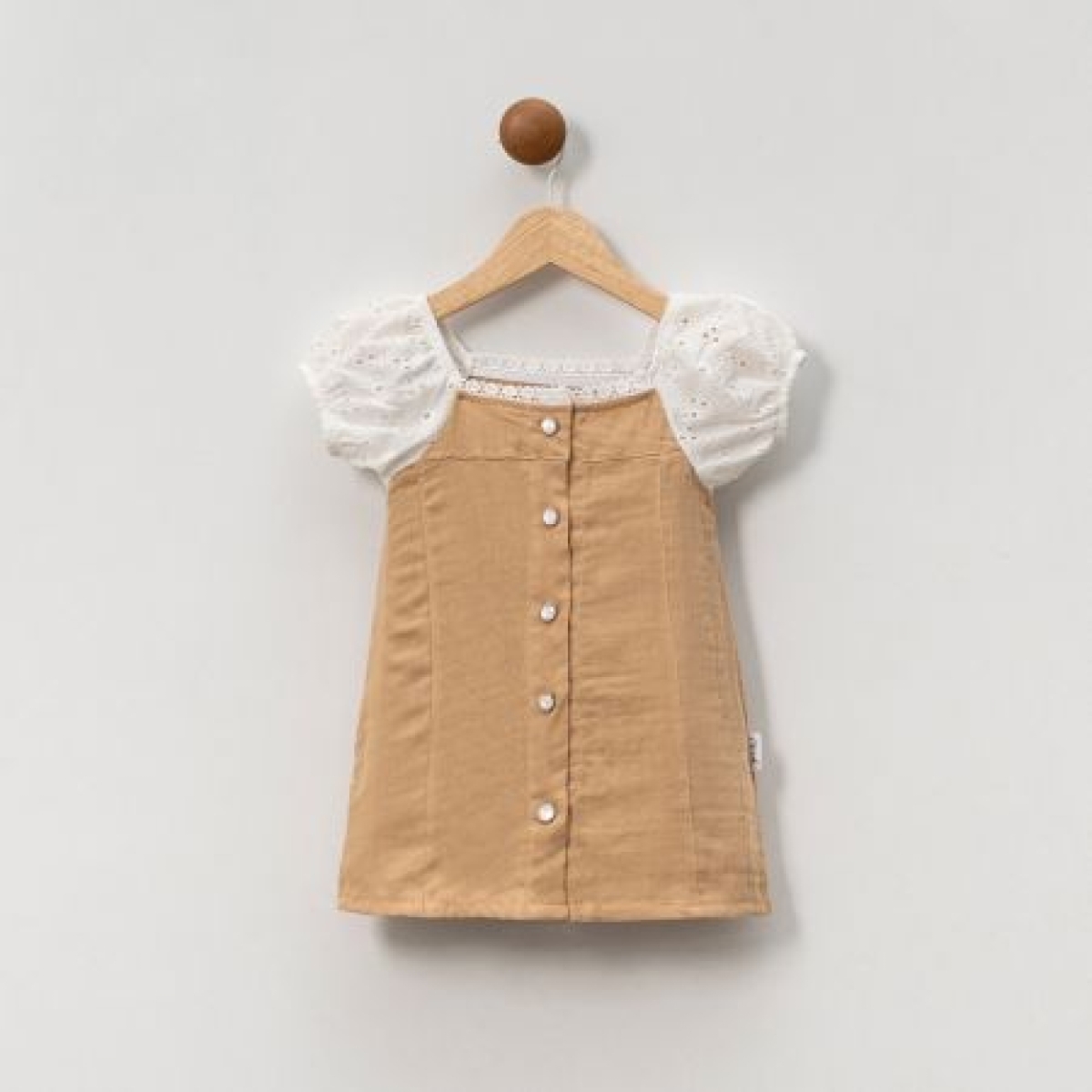 OVERDO KIZ 1-4 YAŞ PAMUKLU MÜSLİN ELBİSE