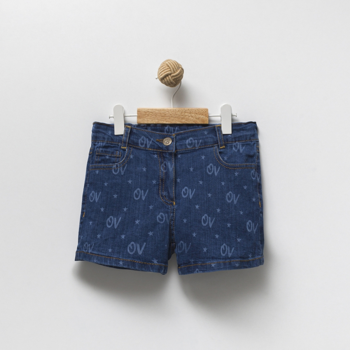 OVERDO KIZ 6-9 YAŞ KOT ŞORT