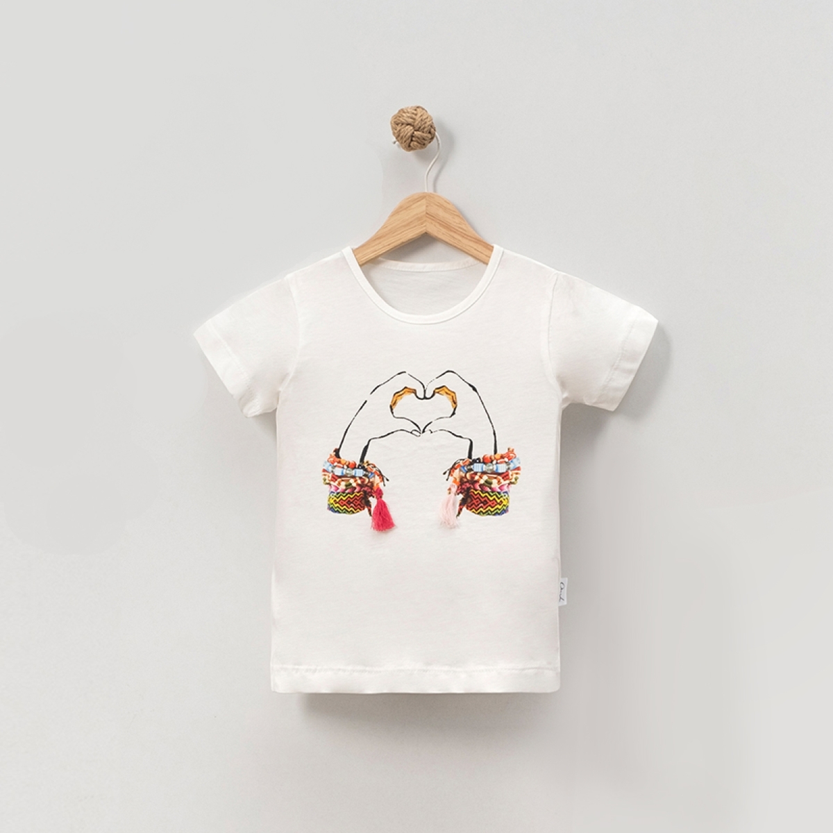 OVERDO KIZ ÇOCUK 5-8 YAŞ BASKILI TİŞÖRT