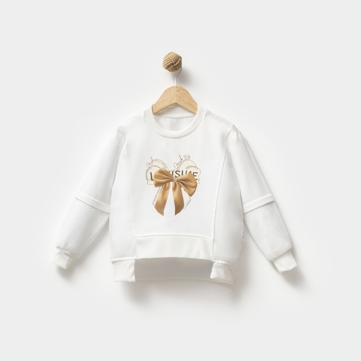 OVERDO KIZ ÇOCUK 5-8 YAŞ TAŞ BASKLI SWEAT