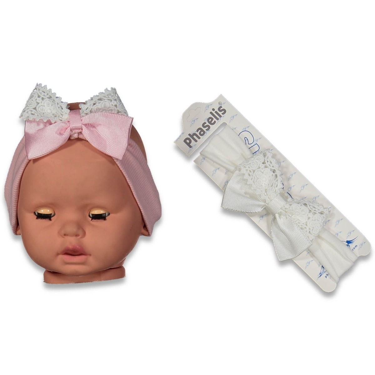 PHASELİS 224-KIZ 1/6 AY FİSTO, KURDALE FİYONKLU SAÇ BANDI