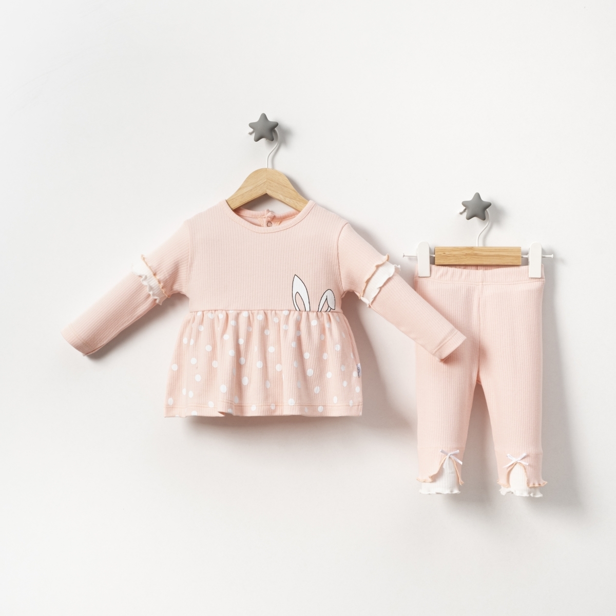 PUAN BASKILI TAYTLI KIZ İKİLİ TAKIM