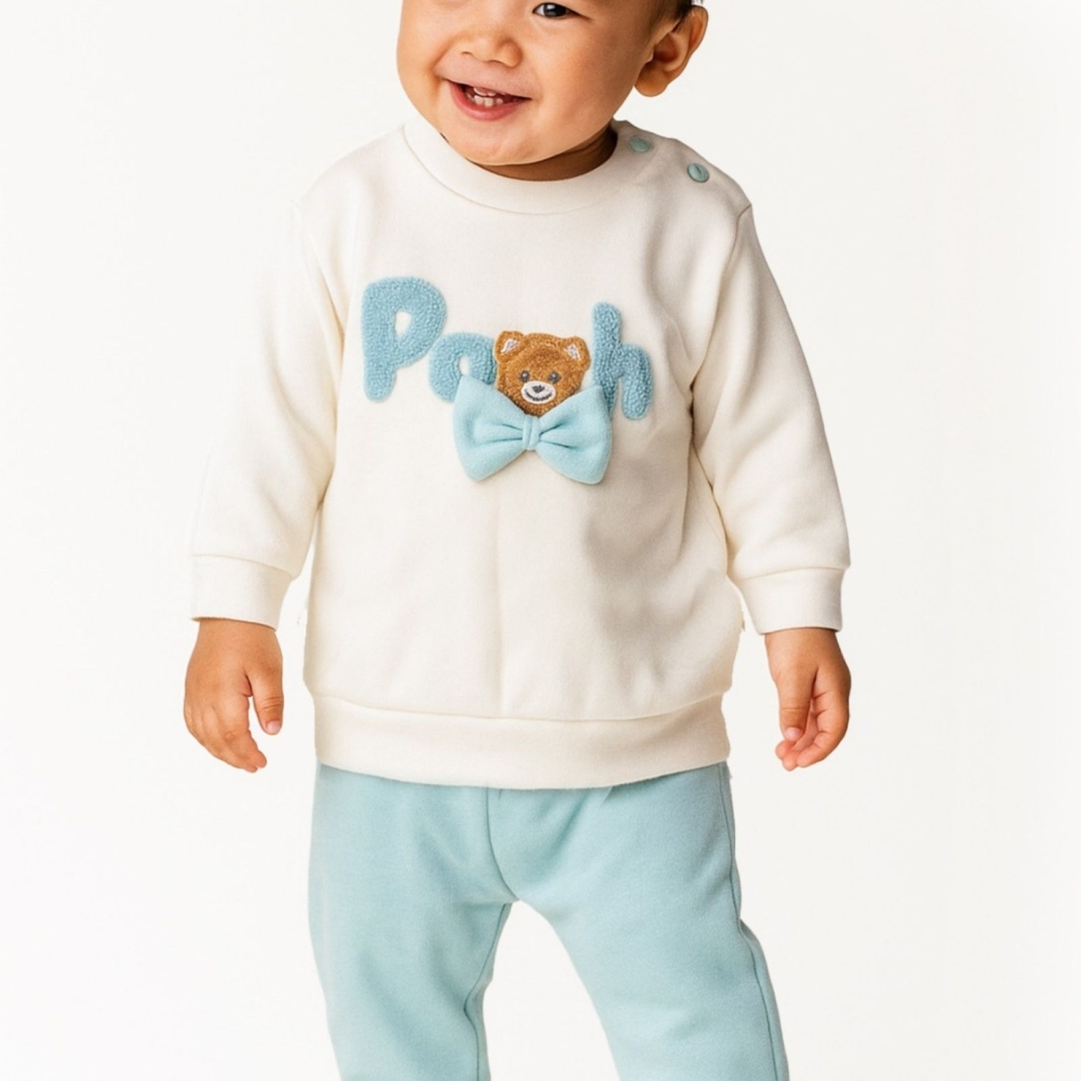 SERDE BABY NESRİN İSMAİL 1024-ERKEK 3/9 AY POAH SÜZENELİ 2 Lİ TAKIM