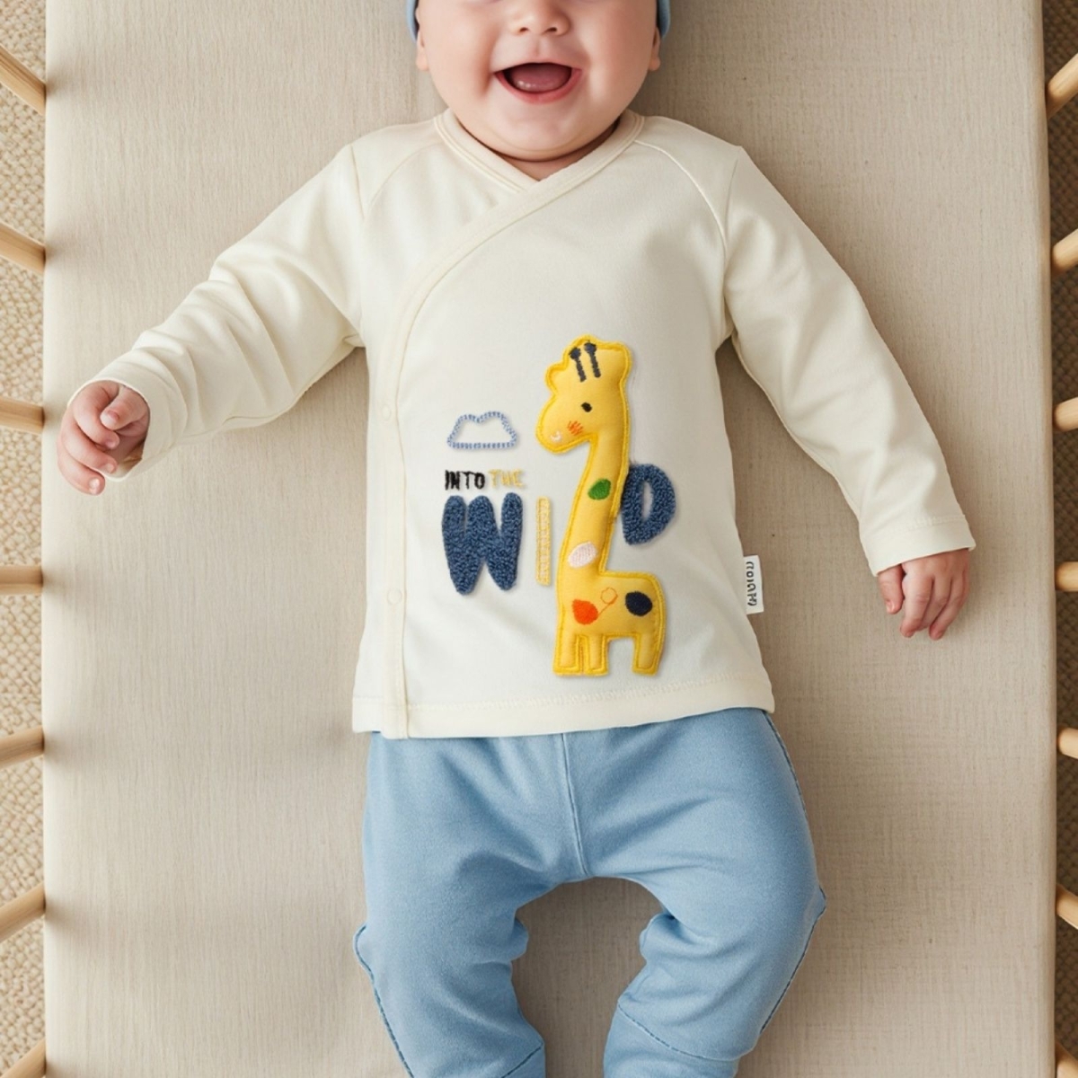 SERDE BABY NESRİN İSMAİL 2033-ERKEK 1/6 AY ZÜRAFALI 5 Lİ TAKIM