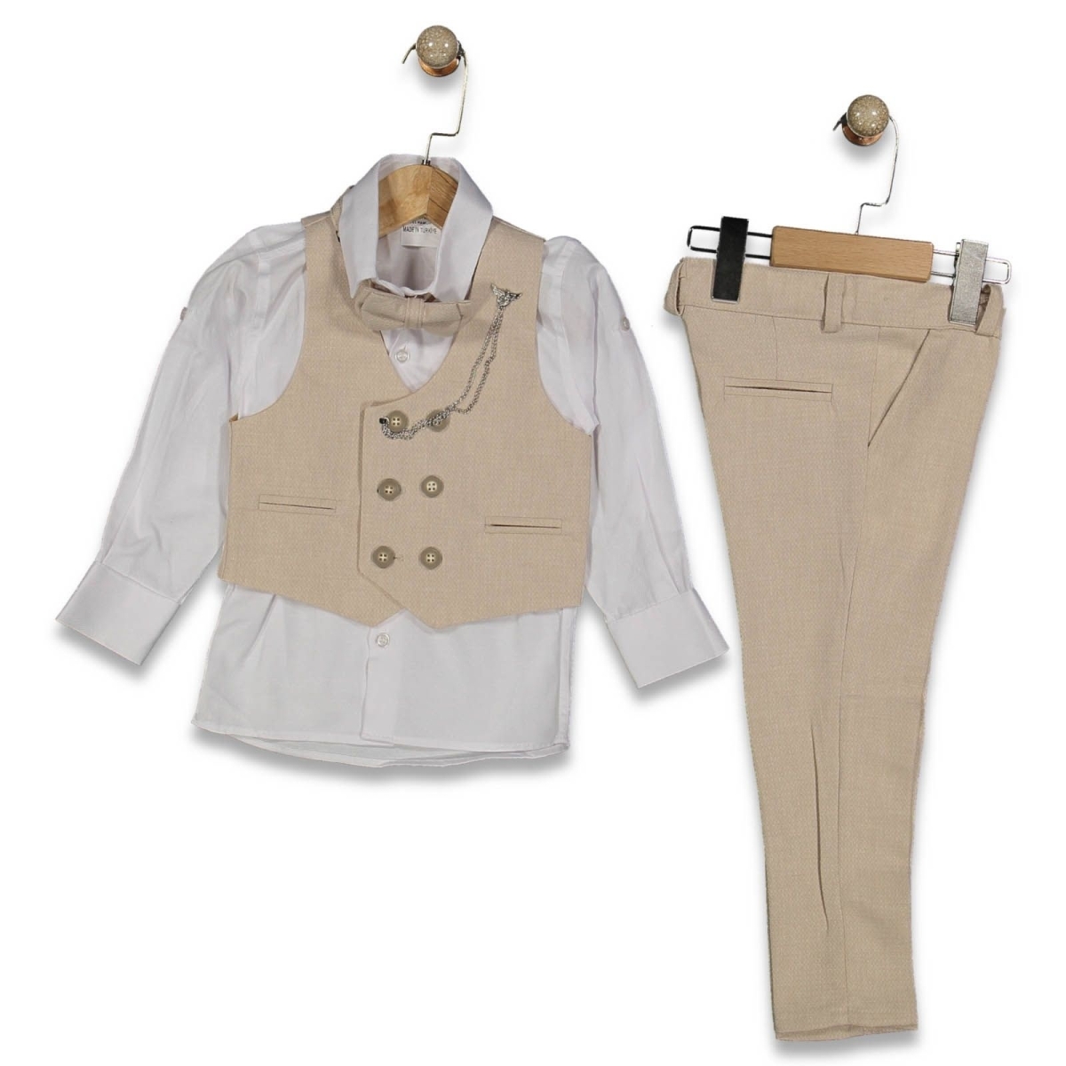 TERRY 2855-ERKEK 10/13 YAŞ İKİ DÜĞMELİ CEKETLİ TAKIM