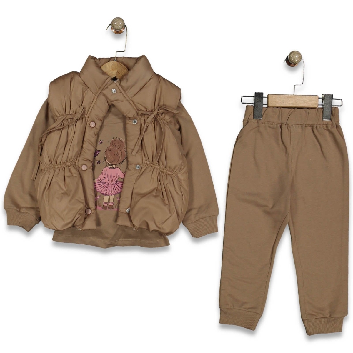 TİTİMİX KİDS 25327-ERKEK 9/24 AY LOUIS VUITTON REGLAN DİJİTAL ÜÇLÜ TA