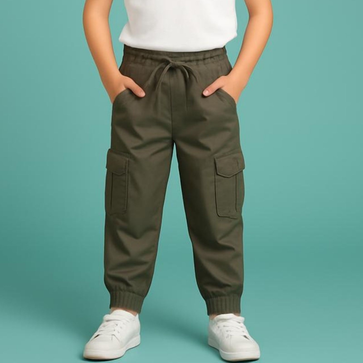 TİWİNTİ 1002-ERKEK 13/16 YAŞ KOMANDO GABARDİN PANTOLON