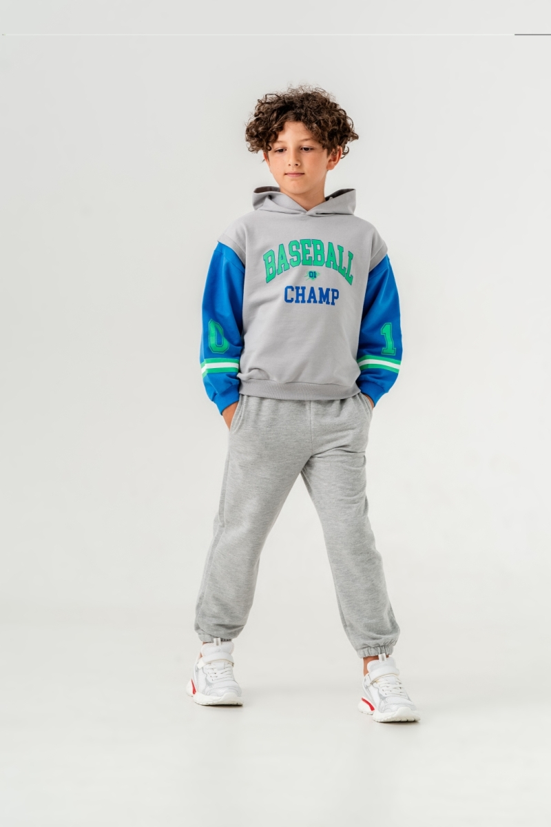 TUFFY BASEBALL BASKILI ERKEK ÇOCUK İKİLİ TAKIM