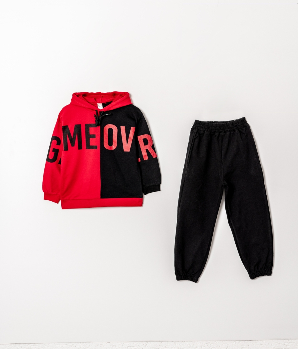 TUFFY ERKEK ÇOCUK KAPÜŞONLU EŞOFMAN TAKIMI