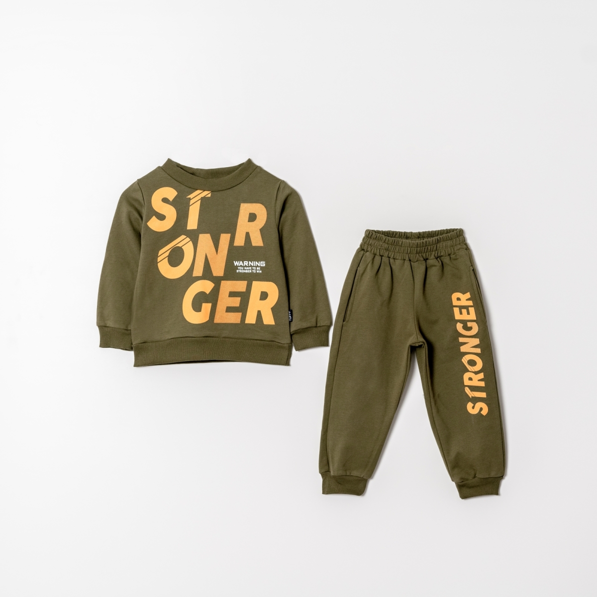 TUFFY STRONGER BASKILI ERKEK ÇOCUK İKİLİ TAKIM