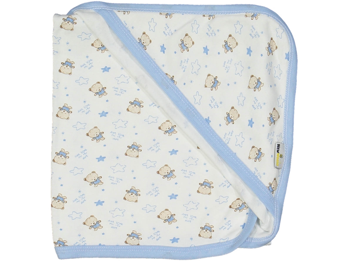 UNISEX 0/24 AY 80*90 TEK KAT PENYE KAPŞONLU BATTANİYE