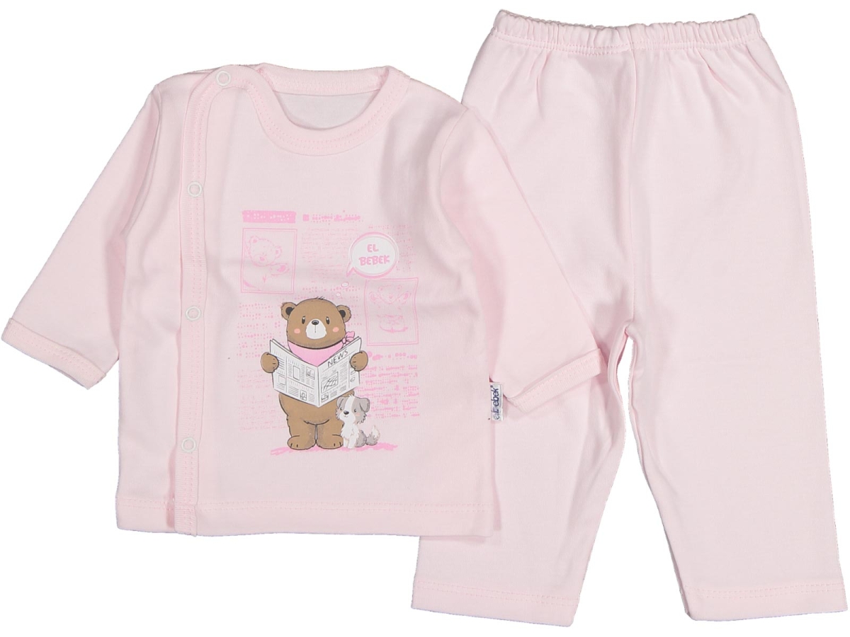 UNİSEX 0/3 AY PATİKSİZ PİJAMA TAKIM