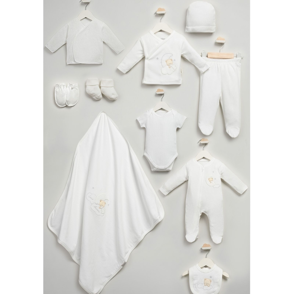 UNISEX 0/3 AY SWEET DREAMS 10 PARÇA ZIBIN SETİ