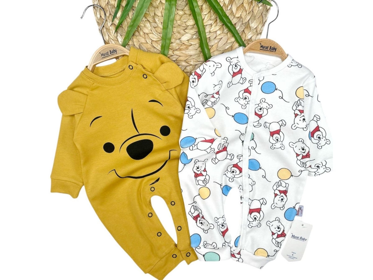 UNİSEX 0/6 AY 2Lİ BALON AYC BASKILI TULUM