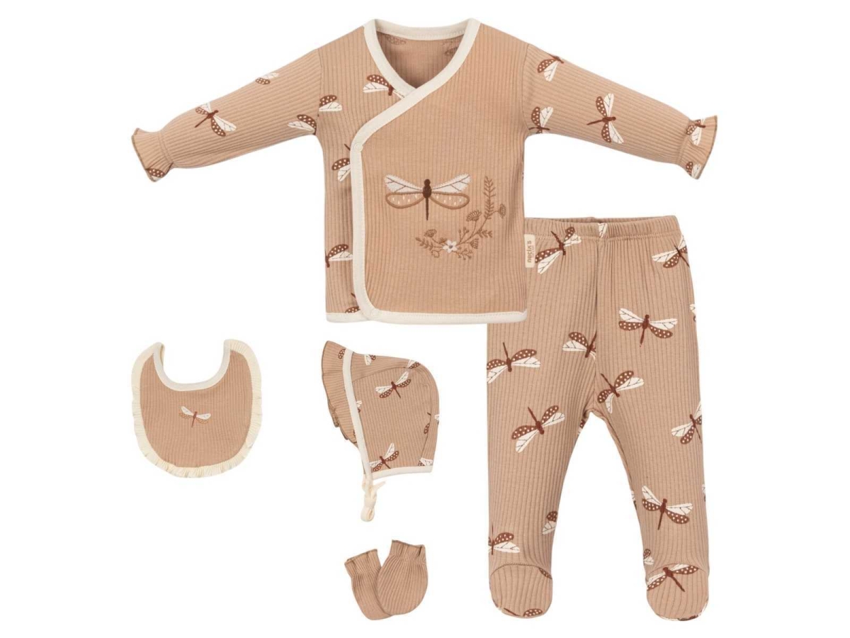 UNISEX 1/1 AY BUTTERFLY 5Lİ ZIBIN SET