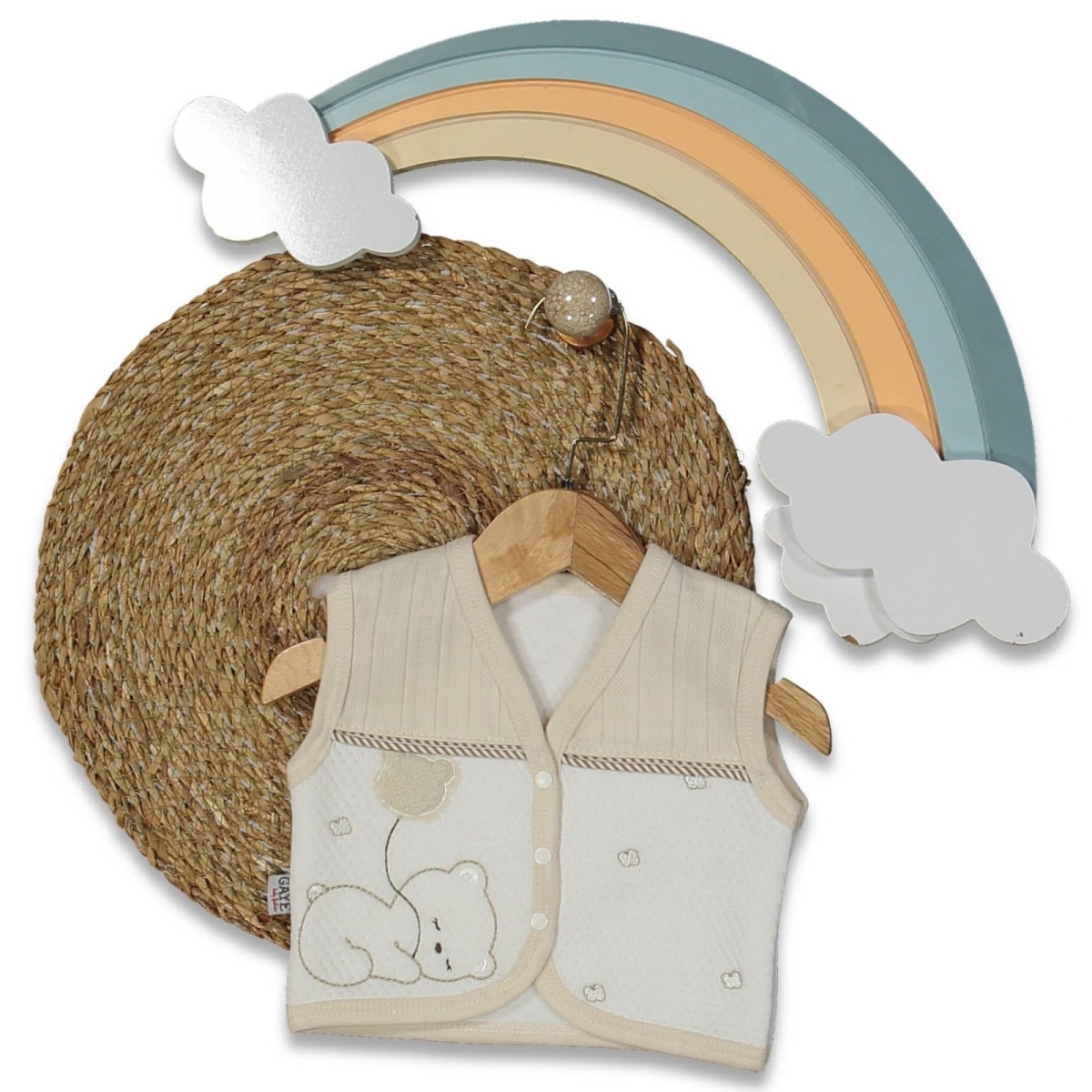 UNISEX 1/12 AY BALONLU AYI YELEK