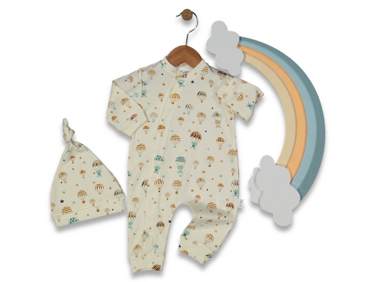 UNISEX 1/12 AY YANDAN ÇITÇITLI UÇAN BALON İNTERLOK