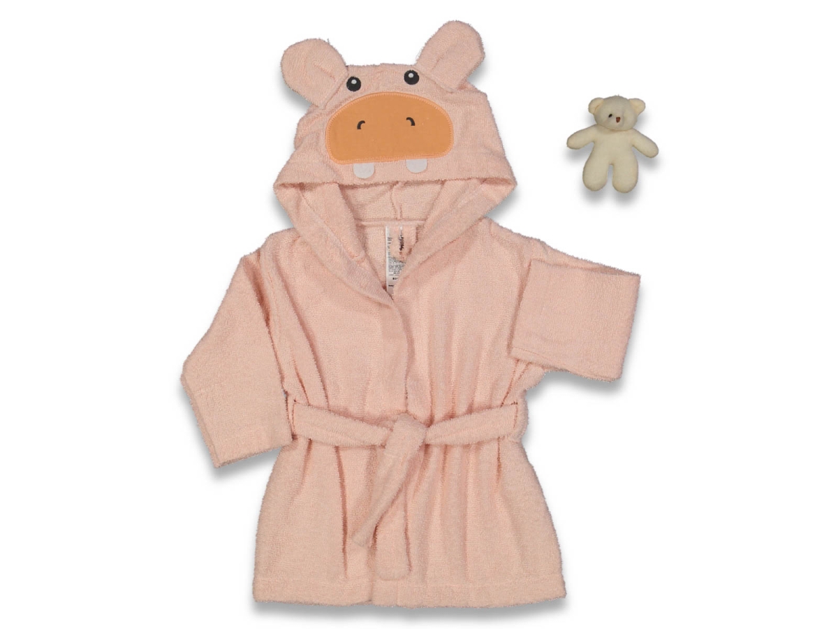 UNISEX 1/12 ay AY MİNİ BORNOZ HİPOPOTAM (TERLIKSIZ